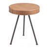Zuo Modern Stuart Side Table Natural - Front View 2