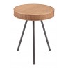 Zuo Modern Stuart Side Table Natural - Front View 1