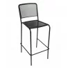 Chesapeake Barstool Micro Mesh Seat & Back - Powder Coated Steel - Black - Chesapeake Barstool Micro Mesh Seat & Back - Powder Coated Steel - Black