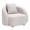 Sunny Isles Accent Chair in Beige- Front view 1