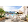 Sunny Isles Accent Chair in Beige- Lifestyle 3