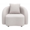Sunny Isles Accent Chair in Beige- Front view 2