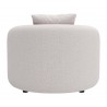 Sunny Isles Accent Chair in Beige- back view 1