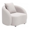 Sunny Isles Accent Chair in Beige- side view 2