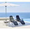 Cane-Line Sunrise Sunchair, Stackable Beach View
