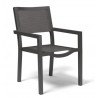 Sunset West Vegas Stackable Sling Dining Chair - Angled View
