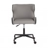 Sunpan Gianni Office Chair - Dillon Stratus-Dillon Black - Front Angle