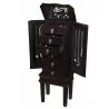 Bedford Jewelry Armoire - Brown - Drawers Opened - Bedford Jewelry Armoire - Brown - Drawers Opened