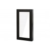 Modern Wall-Hanged Mirror Jewelry Cabinet Storage Armoire Esspresso