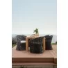 Sunset West Natural Teak 96" Dining Table - Lifestyle 5 - Sunset West Natural Teak 96" Dining Table - Lifestyle 5
