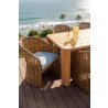 Sunset West Natural Teak 96" Dining Table - Lifestyle 6