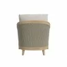 Sunset West Cambria Club Chair in Canvas Canvas w/ Self Welt Back - Sunset West Cambria Club Chair in Canvas Canvas w/ Self Welt Back