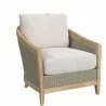 Sunset West Cambria Club Chair in Canvas Canvas w/ Self Welt Side - Sunset West Cambria Club Chair in Canvas Canvas w/ Self Welt Side