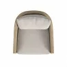 Sunset West Cambria Club Chair in Canvas Canvas w/ Self Welt Top - Sunset West Cambria Club Chair in Canvas Canvas w/ Self Welt Top