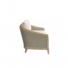 Sunset West Cambria Sofa in Canvas Canvas w/ Self Welt Side