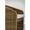 Sunset West Playa Dining Chair in Soothe Pearl with Flange Welt - Lifestyle 5