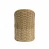 Sunset West Playa Dining Chair in Soothe Pearl with Flange Welt - Back  - Sunset West Playa Dining Chair in Soothe Pearl with Flange Welt - Back 