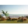 Sunset West Playa Oversized Club Chair in Soothe Pearl with Flange Welt - Lifestyle 2 - Sunset West Playa Oversized Club Chair in Soothe Pearl with Flange Welt - Lifestyle 2