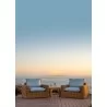 Sunset West Playa Oversized Swivel Club Chair in Soothe Pearl with Flange Welt - Lifestyle - Sunset West Playa Oversized Swivel Club Chair in Soothe Pearl with Flange Welt - Lifestyle