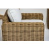 Sunset West Playa Oversized Swivel Club Chair in Soothe Pearl with Flange Welt - Lifestyle 2