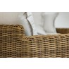 Sunset West Playa Sofa in Soothe Pearl with Flange Welt - ASrm Woven Detail