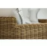 Sunset West Playa Sofa in Soothe Pearl with Flange Welt - ASrm Woven Detail - Sunset West Playa Sofa in Soothe Pearl with Flange Welt - ASrm Woven Detail