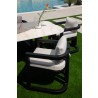 Sunset West Malibu Dining Chair in Cast Silver - Lifestyle 3