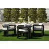 Sunset West Malibu Dining Chair in Cast Silver - Lifestyle 4 - Sunset West Malibu Dining Chair in Cast Silver - Lifestyle 4