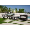 Sunset West Malibu Swivel Chair in Cast Silver - Lifestyle 4