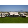 Sunset West Malibu Swivel Chair in Cast Silver - Lifestyle 2