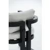 Sunset West Malibu Swivel Chair in Cast Silver - Lifestyle 7 - Sunset West Malibu Swivel Chair in Cast Silver - Lifestyle 7