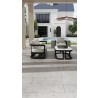 Sunset West Malibu Sofa in Cast Silver - Lifestyle 1