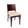 Dover Side Chair In Dark Walnut - With Cushion - Dover Side Chair In Dark Walnut - With Cushion