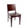 Dover Side Chair In Dark Walnut - Wihtout Cushion