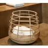 Cane-Line Sweep Basket INDOOR Round Full View - Cane-Line Sweep Basket INDOOR Round Full View