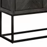 Sunpan Pembroke Cabinet  - Closeup Base Angle - Sunpan Pembroke Cabinet  - Closeup Base Angle