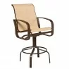 Woodard Cayman Isle Sling Swivel Bar Stool - Angled - Woodard Cayman Isle Sling Swivel Bar Stool - Angled