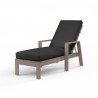 Laguna Chaise Lounge in Spectrum Carbon, No Welt - Front Side Angle