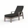 Laguna Chaise Lounge in Spectrum Carbon, No Welt - Front Side Angle - Laguna Chaise Lounge in Spectrum Carbon, No Welt - Front Side Angle