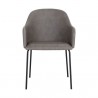 Sunpan Hensley Dining Armchair in Dawn Grey - Front Angle