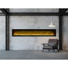 100" Basic Clean-face Electric Built-in With Glass With Black Steel Surround - Lifestyle