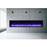 Amantii 100" Extra Tall Clean Face Electric Built-in With Black Steel Surround