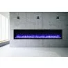 Amantii 100" Extra Tall Clean Face Electric Built-in With Black Steel Surround - Amantii 100" Extra Tall Clean Face Electric Built-in With Black Steel Surround
