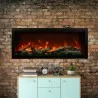 50" Extra Tall Clean Face Electric Built-in With Black Steel Surround - Lifestyle 2 - 50" Extra Tall Clean Face Electric Built-in With Black Steel Surround - Lifestyle 2