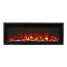 Amantii Symmetry Xtraslim Smart Electric - Orange Flame - Amantii Symmetry Xtraslim Smart Electric - Orange Flame
