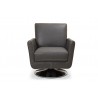 Syria Swivel Chair Dark Grey - Front