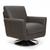 Bellini Syria Swivel Chair Dark Grey CAT 35. COL 35607- Side Angle
