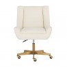 Sunpan Mirian Office Chair - Zenith Alabaster - Front Angle