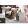 Nova Solo HALIFAX White Mahogany Nightstand with 1 Drawer