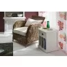Nova Solo HALIFAX White Mahogany Nightstand with 1 Drawer - Nova Solo HALIFAX White Mahogany Nightstand with 1 Drawer